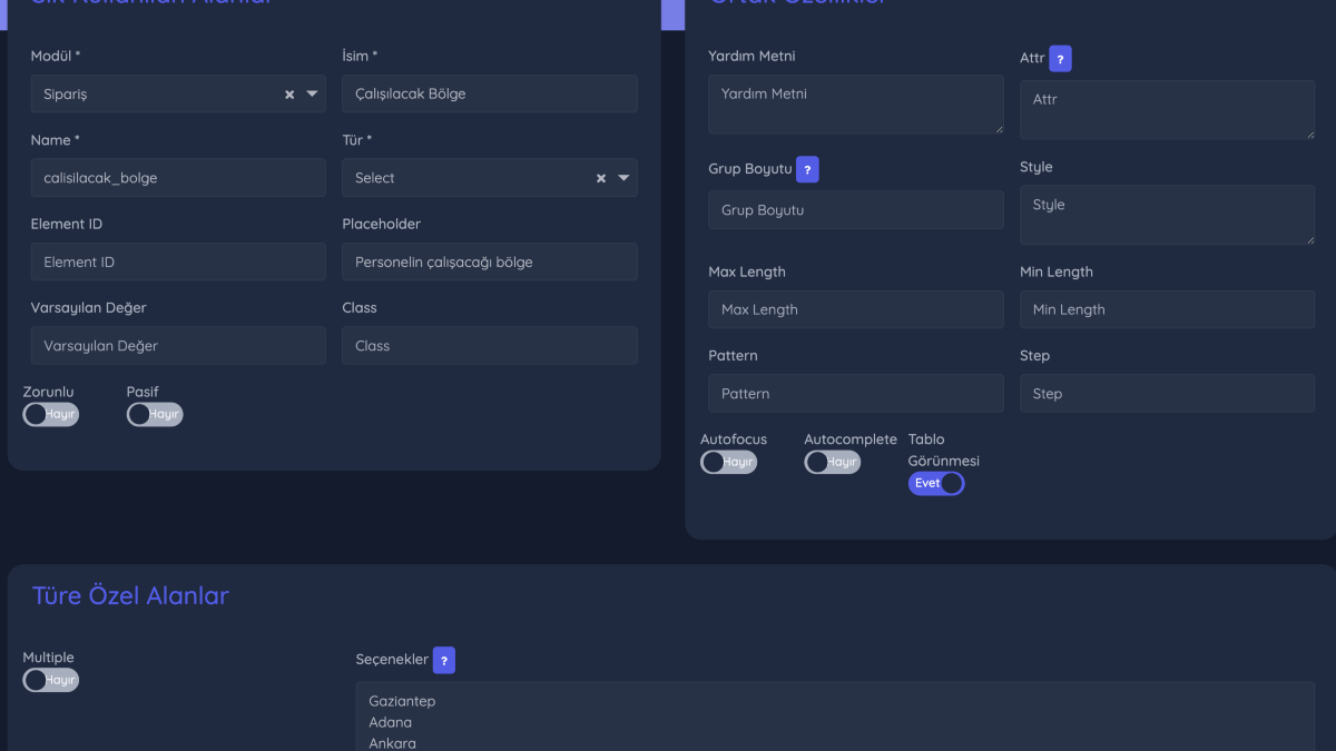 Dinamik form